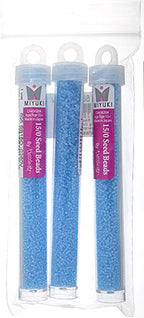 Miyuki Seed Bead 15/0 apx.22g Dark Aqua Transparent AB