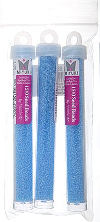 Miyuki Seed Bead 15/0 apx.22g Dark Aqua Transparent AB
