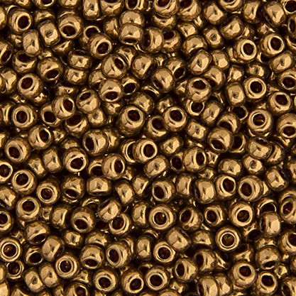 Miyuki Seed Bead 15/0 apx.22g Lt. Bronze Opaque Metallic