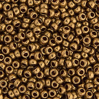 Miyuki Seed Bead 15/0 apx.22g Lt. Bronze Opaque Metallic