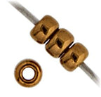 Miyuki Seed Bead 15/0 apx.22g Lt. Bronze Opaque Metallic