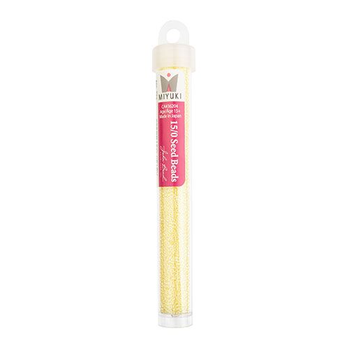Miyuki Seed Bead apx. 22g Vial 15/0 Crystal Yellow