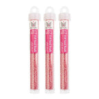 Miyuki Seed Bead apx. 22g Vial 15/0 Medium Rose S/L Opal Dyed