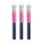 Miyuki Seed Bead 15/0 apx 22g Duracoat Navy Blue Dyed S/L