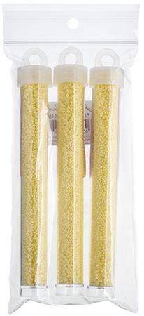 Miyuki Seed Bead 15/0 apx.22g Lemon Silk Opaque Duracoat