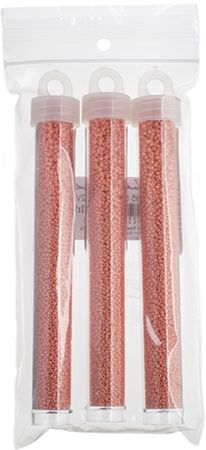 Miyuki Seed Bead 15/0 apx.22g Medium Salmon Pink Opaque Duracoat