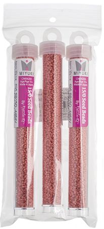 Miyuki Seed Bead 15/0 apx.22g Dark Salmon Pink Opaque Duracoat