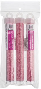 Miyuki Seed Bead 15/0 apx.22g Classic Pink Opaque Duracoat