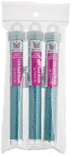 Miyuki Seed Bead 15/0 apx.22g Tiffany Blue Opaque Duracoat