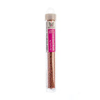 Miyuki Seed Bead 15/0 apx 22g Frosted Glazed/ Rainbow Pink Fuchsia Matte AB