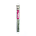 Miyuki Seed Bead 15/0 apx 22g Frosted Glazed/ Rainbow Green Mint Matte AB