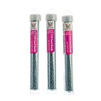 Miyuki Seed Bead 15/0 apx 22g Frosted Glazed/ Rainbow Arctic Blue Matte AB
