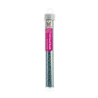 Miyuki Seed Bead 15/0 apx 22g Frosted Glazed/ Rainbow Arctic Blue Matte AB