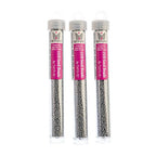 Miyuki Seed Bead 15/0 apx 22g Frosted Glazed/ Rainbow Grey Matte AB