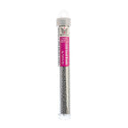 Miyuki Seed Bead 15/0 apx 22g Frosted Glazed/ Rainbow Grey Matte AB