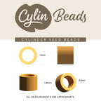Cylin Bead 11/0 25g Bag Gilded Halo Dark Sapphire