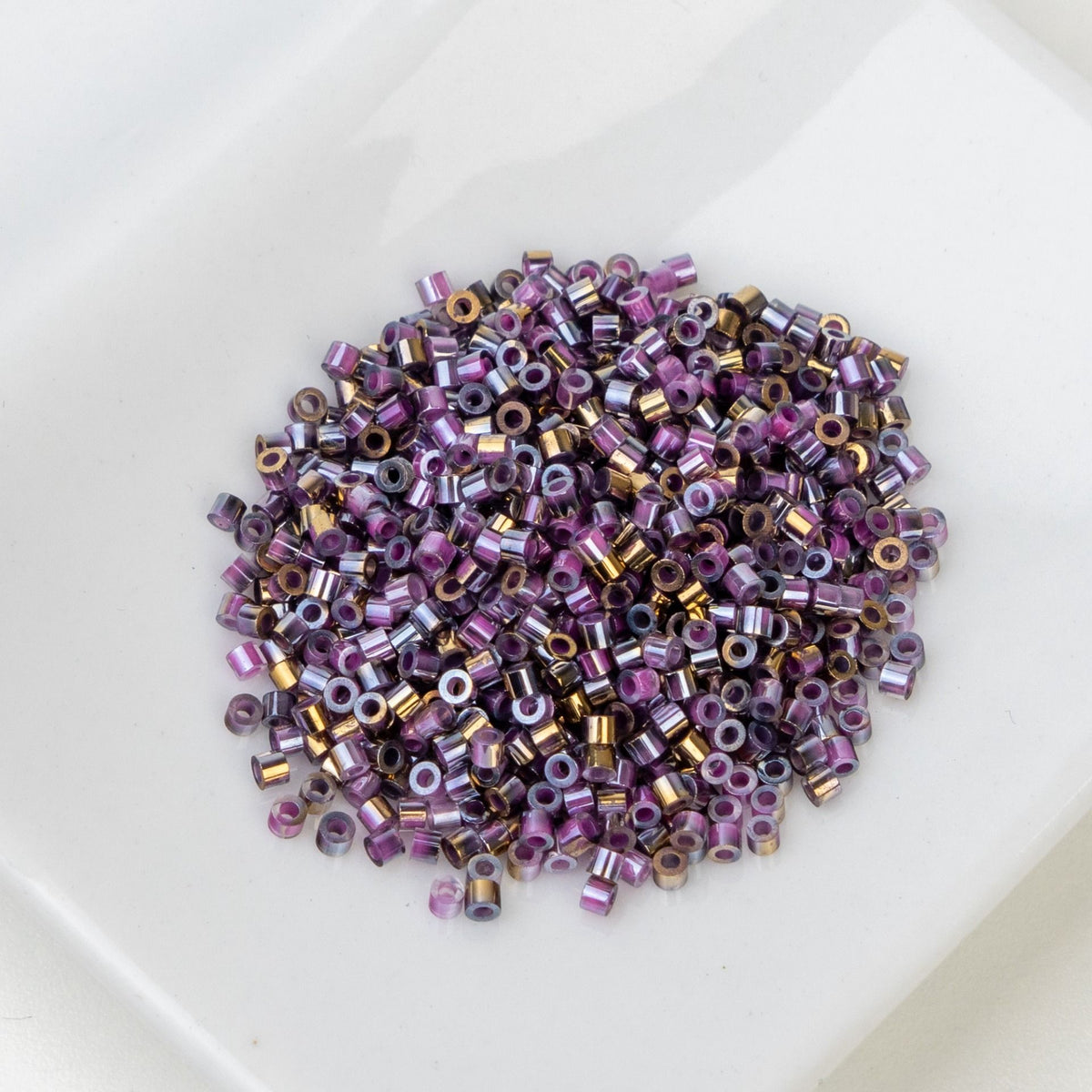 Cylin Bead 11/0 25g Bag Gilded Halo Orchid Glow