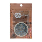 Cylin Bead 11/0 25g Bag Gilded Halo Crystal Aqua