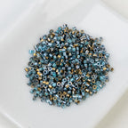 Cylin Bead 11/0 25g Bag Gilded Halo Crystal Aqua