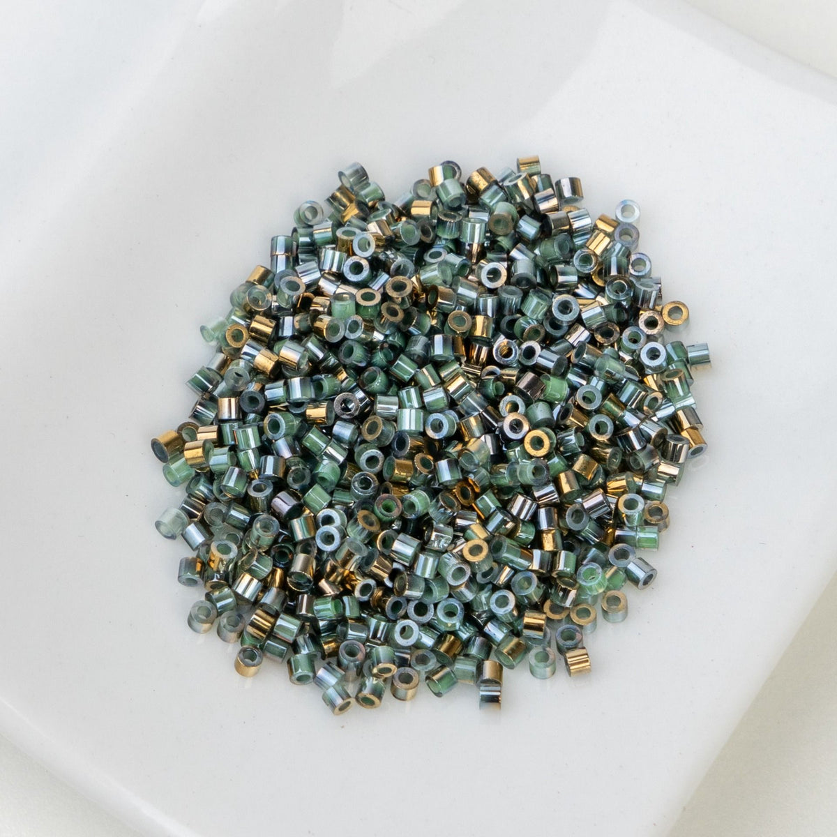 Cylin Bead 11/0 25g Bag Gilded Halo Teal Caribbean