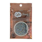 Cylin Bead 11/0 25g Bag Gilded Halo Frosted Blue