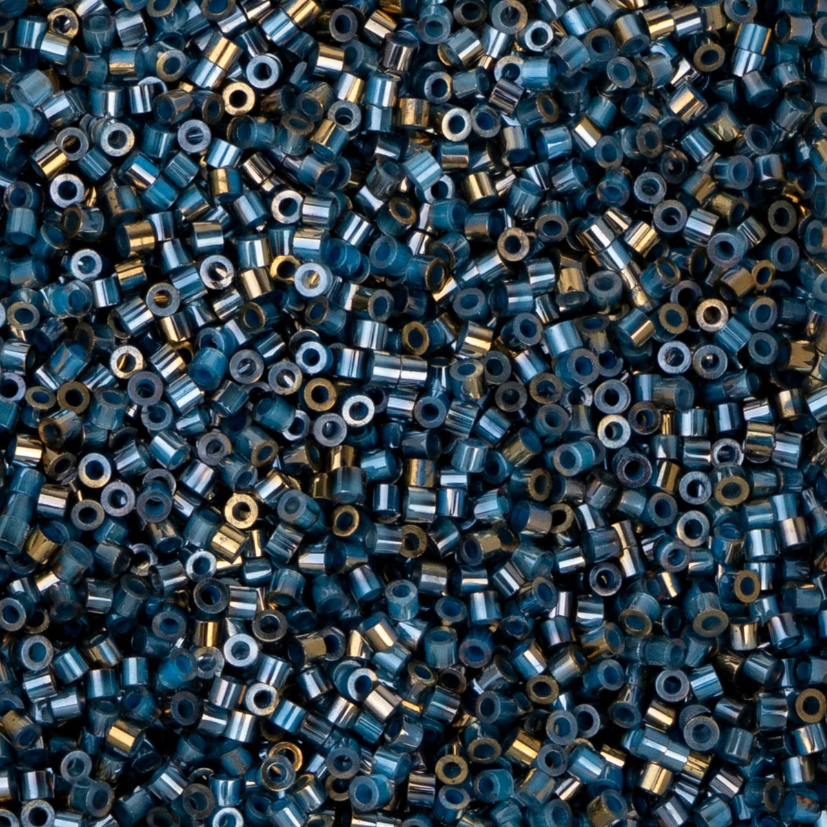 Cylin Bead 11/0 25g Bag Gilded Halo Blue Flame
