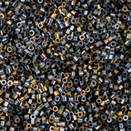 Cylin Bead 11/0 25g Bag Gilded Halo Gunmetal