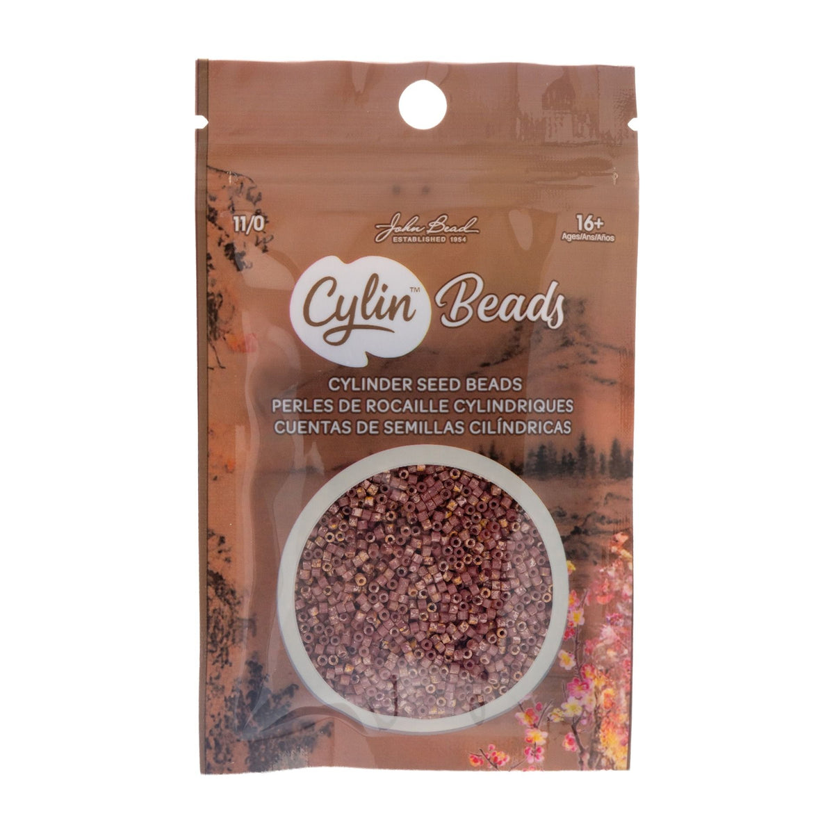 Cylin Bead 11/0 25g Bag Verdara Peach