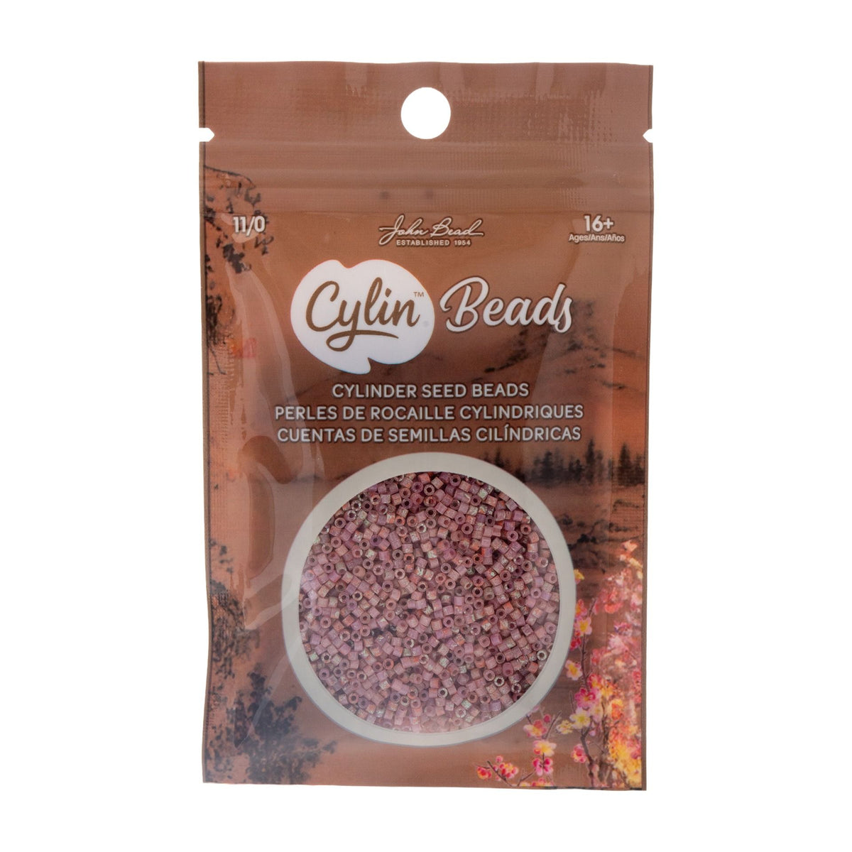 Cylin Bead 11/0 25g Bag Verdara Wild Orchid