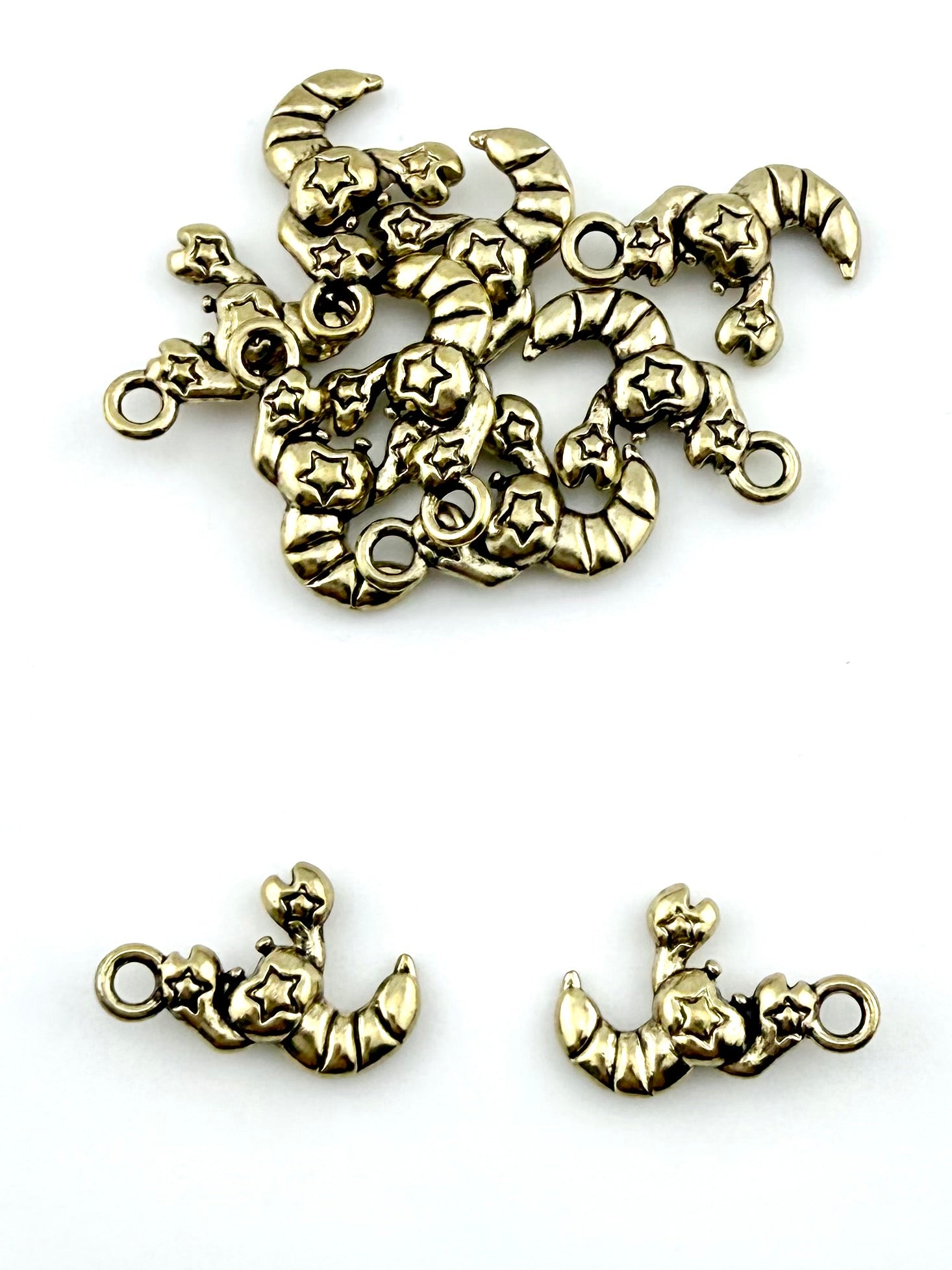 17mm Lobster Charm Gold