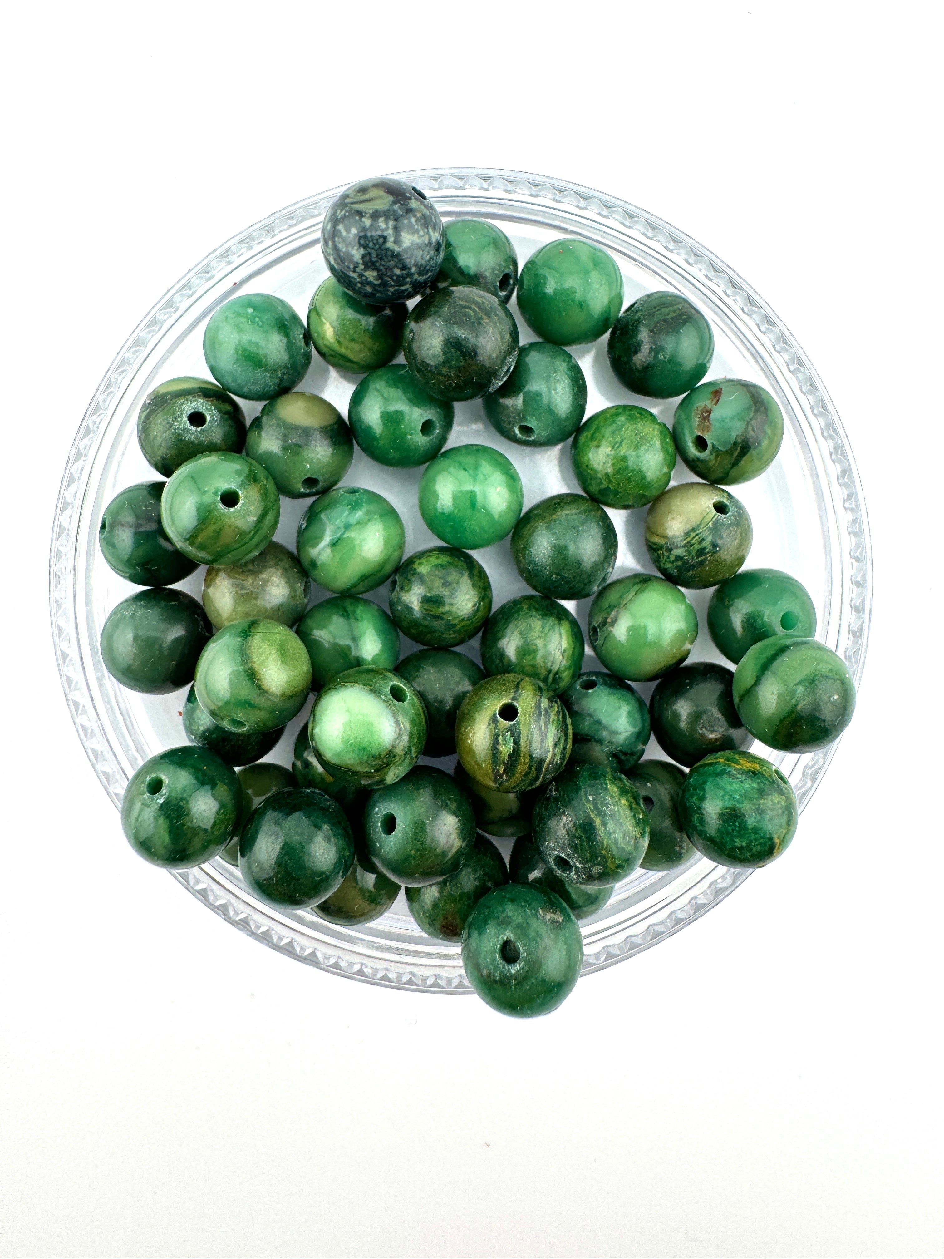 Veridite Beads Available in 6mm, 8mm Sizes