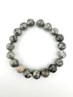 Grey Scenery Jasper Beads Available in 4mm, 6mm, 8mm, 10mm Sizes
