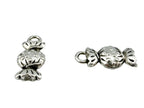 15x3.5mm Candy Spacer Bead Rhodium