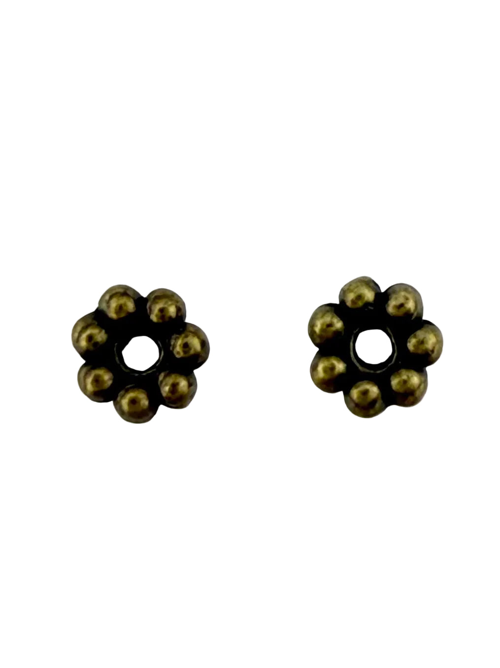 1.5x5mm Daisy Spacer Antique Brass