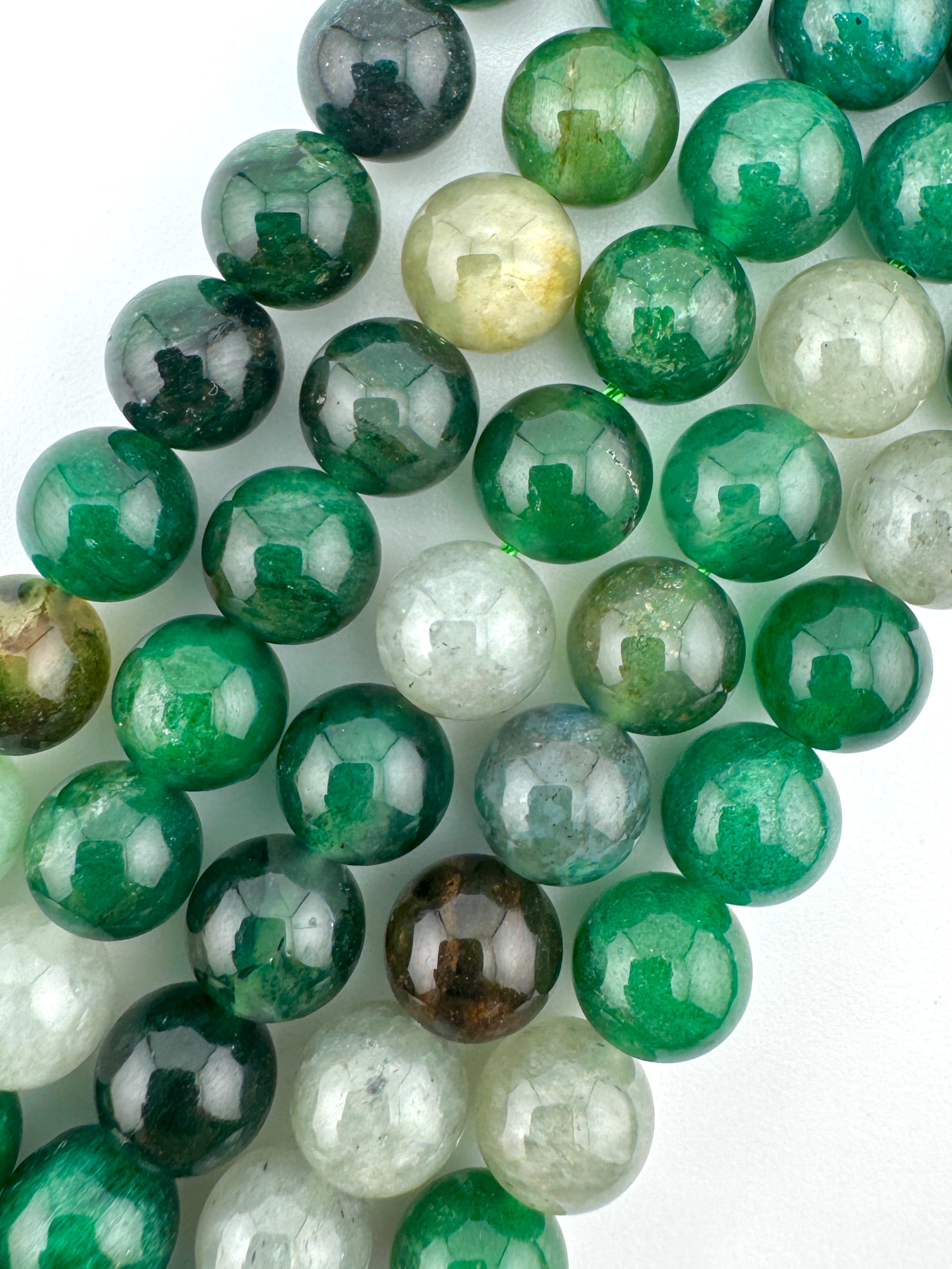 Green Lepidolite Beads Available in 6mm, 8mm Sizes