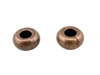 5x9mm Large Hole Spacer Bead Antique Copper