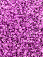 Mino Seed Beads 11/0 Crystal Light Purple Color Lined