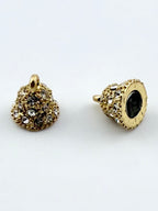 10mm Oval Magnetic Claps Gold