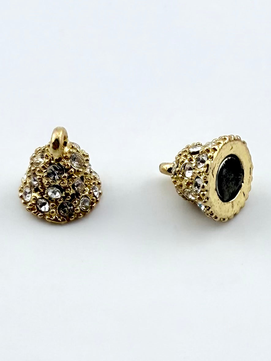 10mm Oval Magnetic Claps Gold