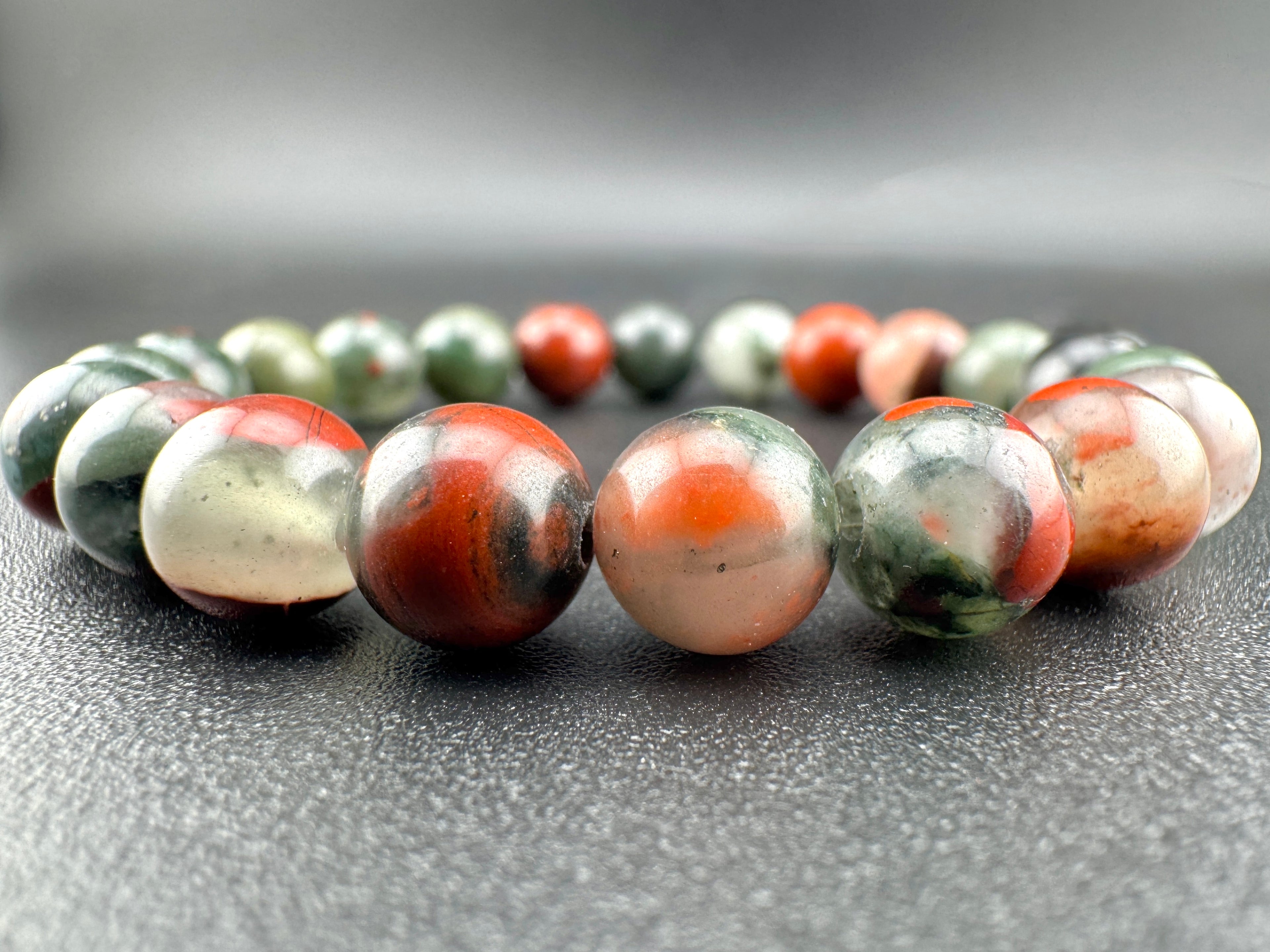 African Blood Stone Beads Availabile in 6mm, 8mm Sizes