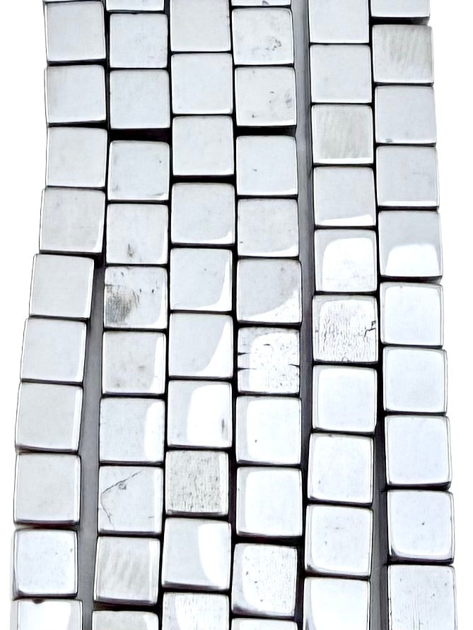 4mm Hematite Cube Beads