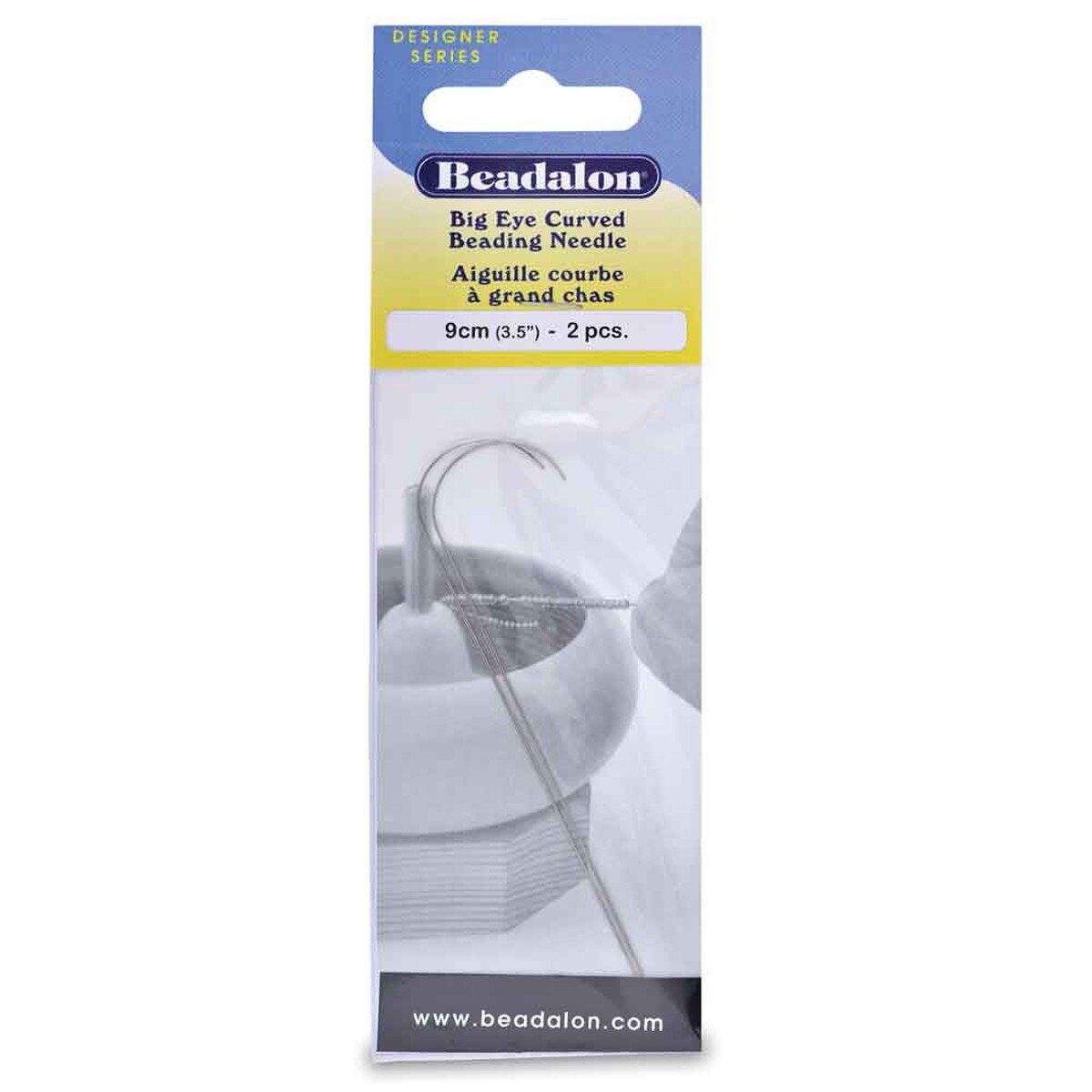 Curved Big Eye Needle For Spin & String Bead Spinners