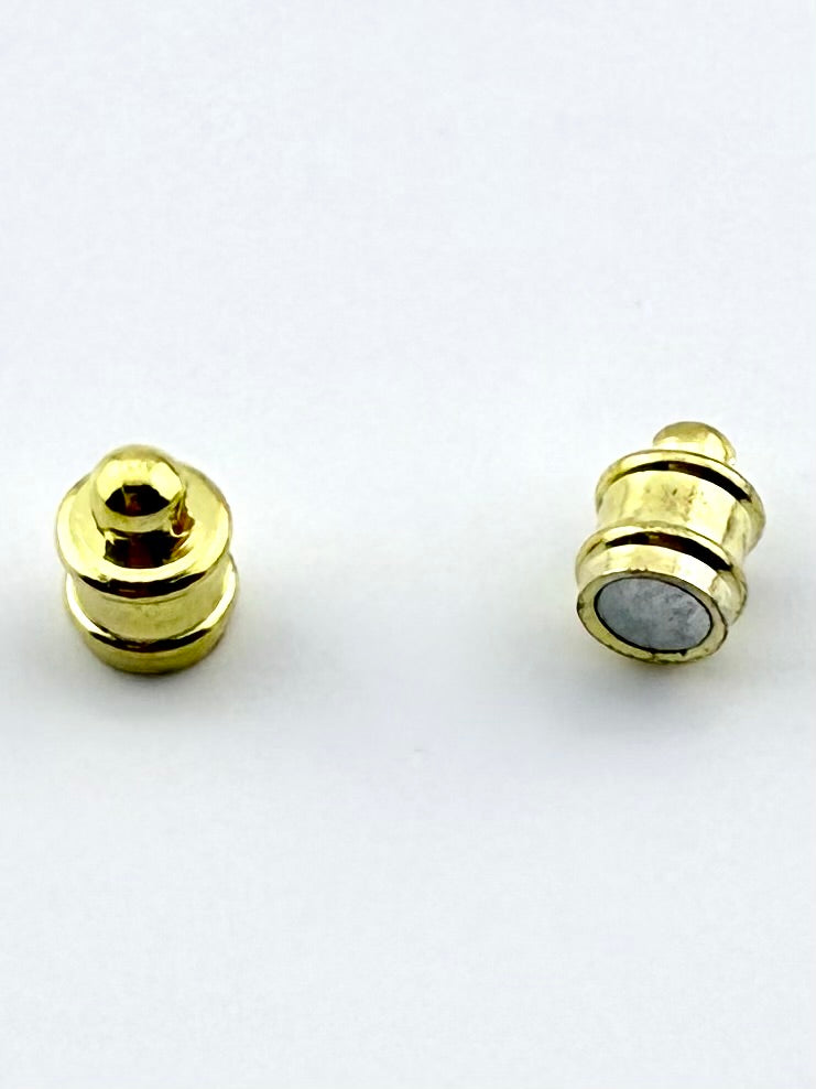 16.5mm Column Magnetic Claps Gold