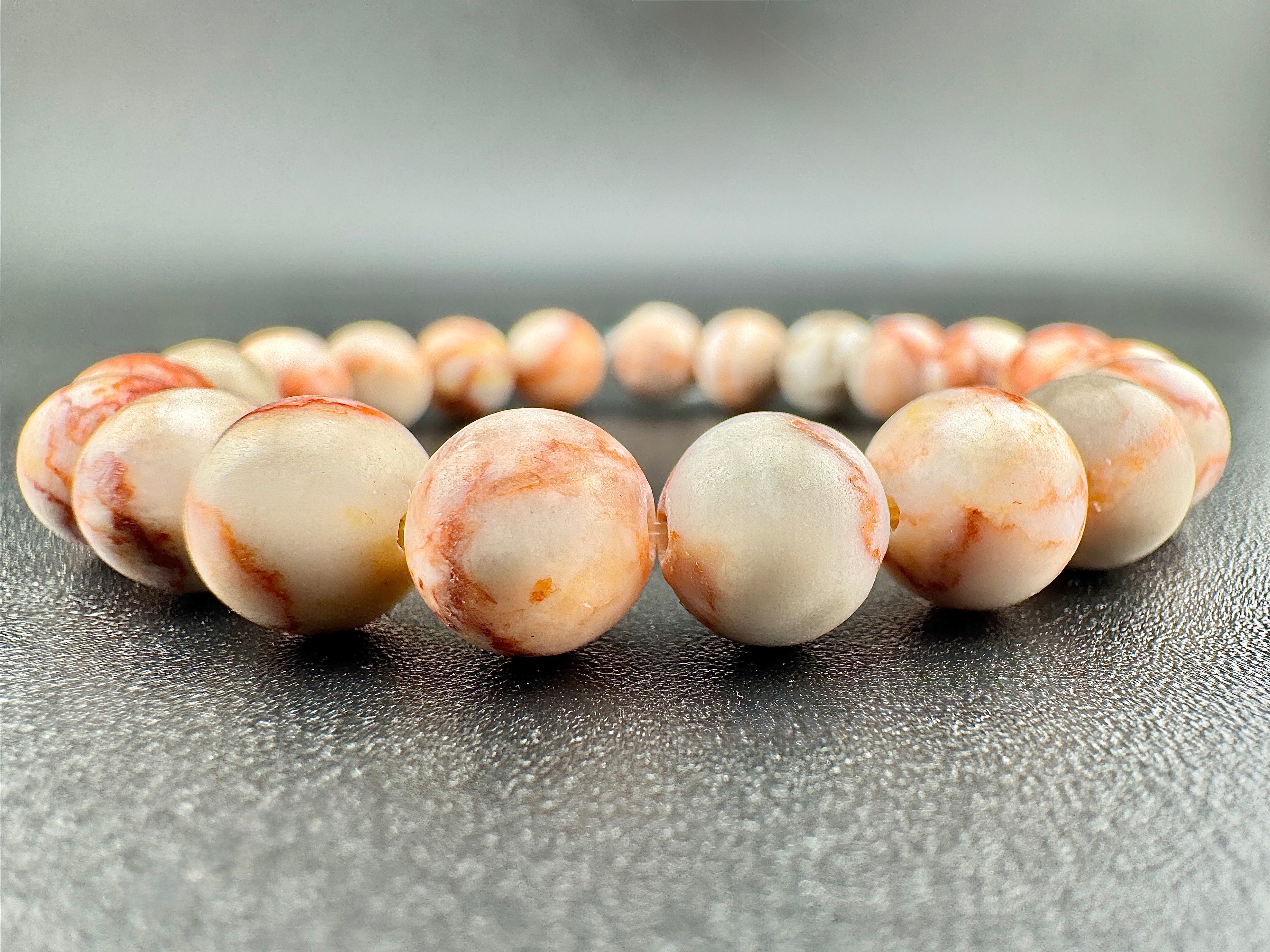 Red Lined Jasper Beads Available in 6mm, 8mm, 10mm Sizes