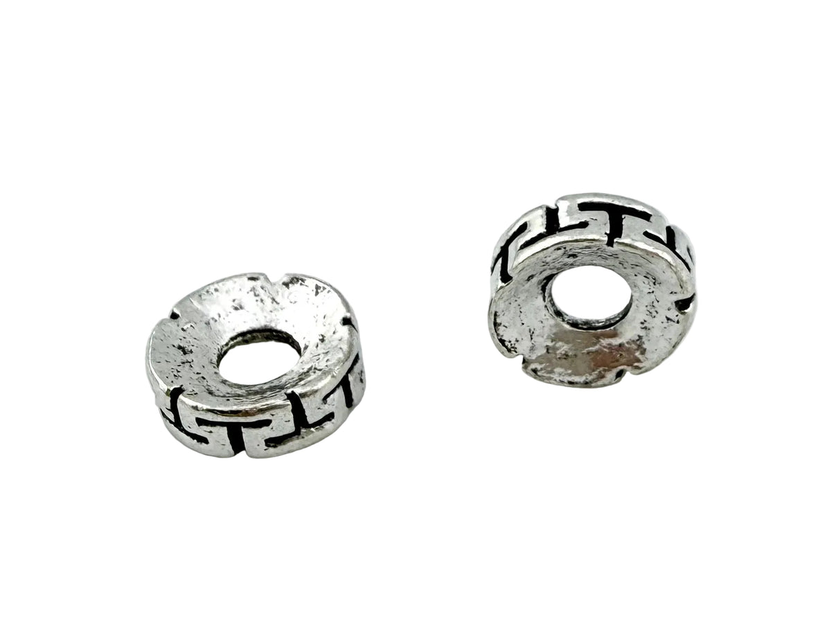 3x8mm Spacer Disk Rhodium
