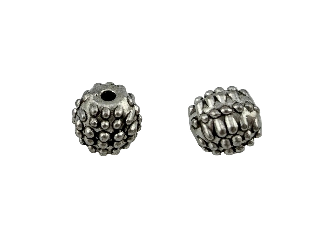 6mm Spacer Bead Rhodium