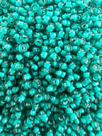 Mino Seed Beads 11/0 Turquoise White Color Lined