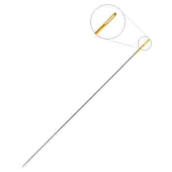 Beading Needle Gold Eye 25pc Size 10