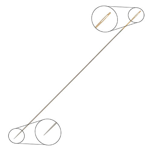 Tulip Beading Needle #12 2pcs. - .35x47.5mm