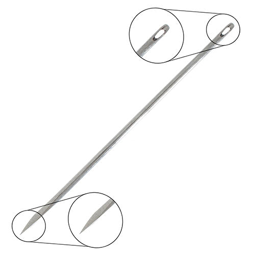 Tulip Leather Needle Short 2pcs. .96x39.4mm